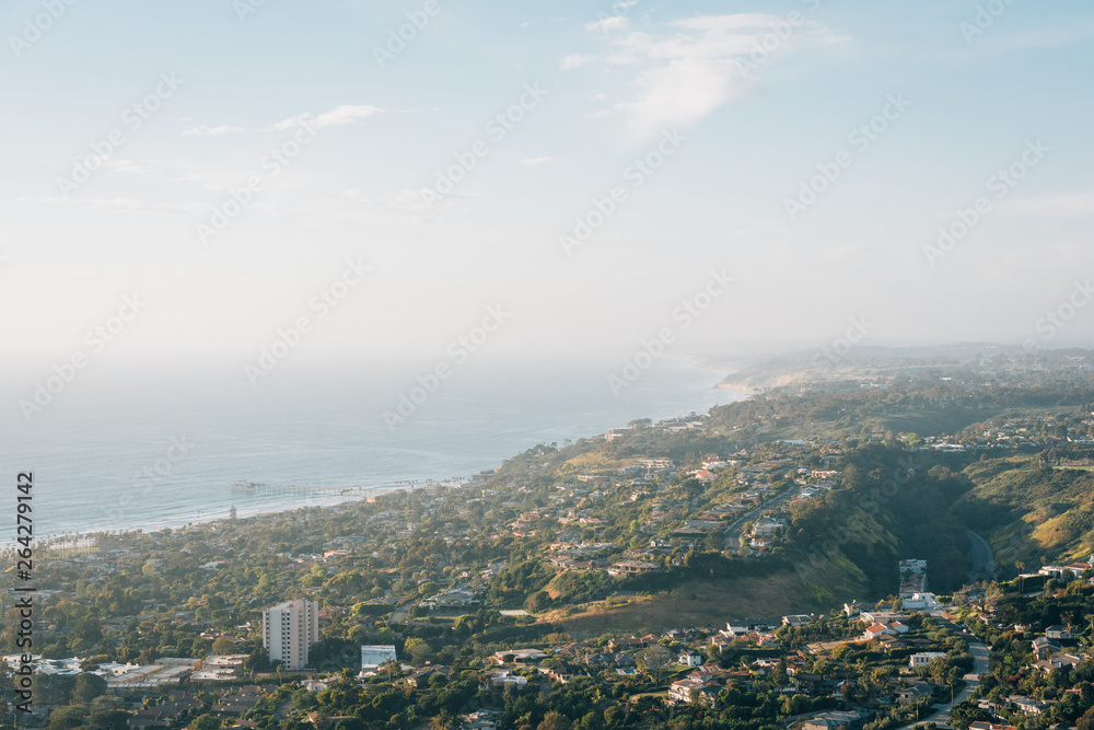 View from Mount Soledad, in La Jolla, San Diego, California