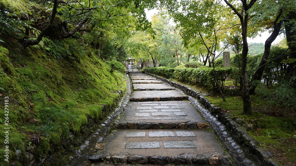 Obraz premium Архитектура старого города Киото, Япония