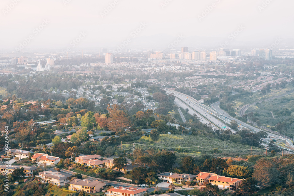 View of University City, from Mount Soledad in La Jolla, San Diego, California