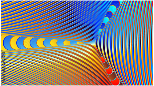 Color spectrum gradient background. Hypnotic trance texture. Visual bright and shining abstraction. Psychedelic glossy illustration.