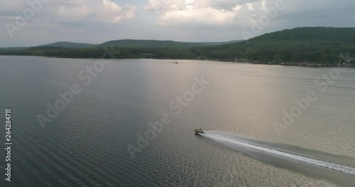 Jet Ski Racing on Lake