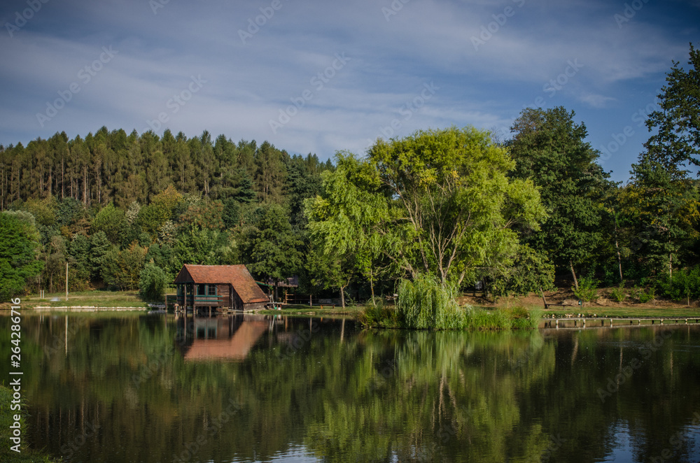 Obraz premium House on a lake