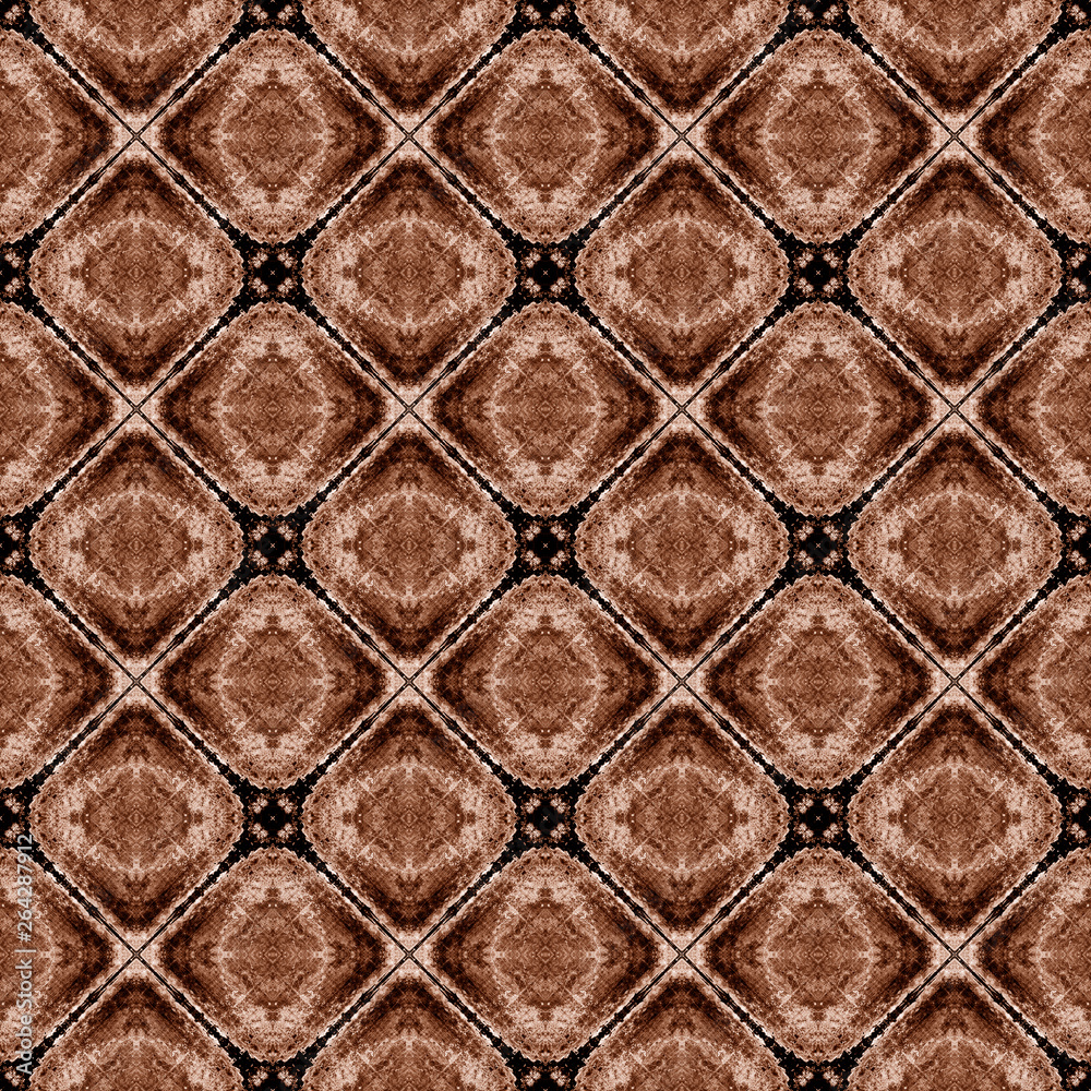 Fototapeta premium Rust Colored Abstract Seamless Texture Illustration