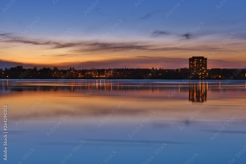 Sunset on Ottawa river