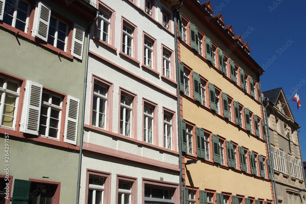 Heidelberg, Deutschland: Häuser in der Altstadt