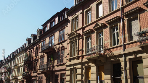 Altbaufassaden Heidelberg, Süddeutschland