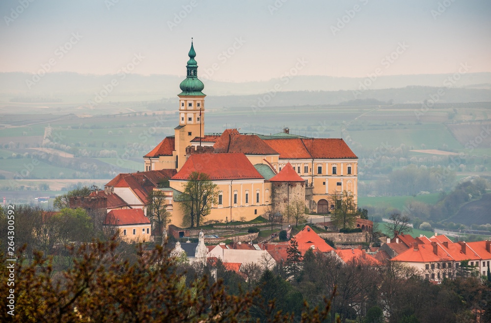 Mikulov Castle in South Moravia, Czech Republic