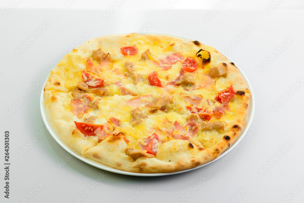 italian pizza isolated italian pizza isolated