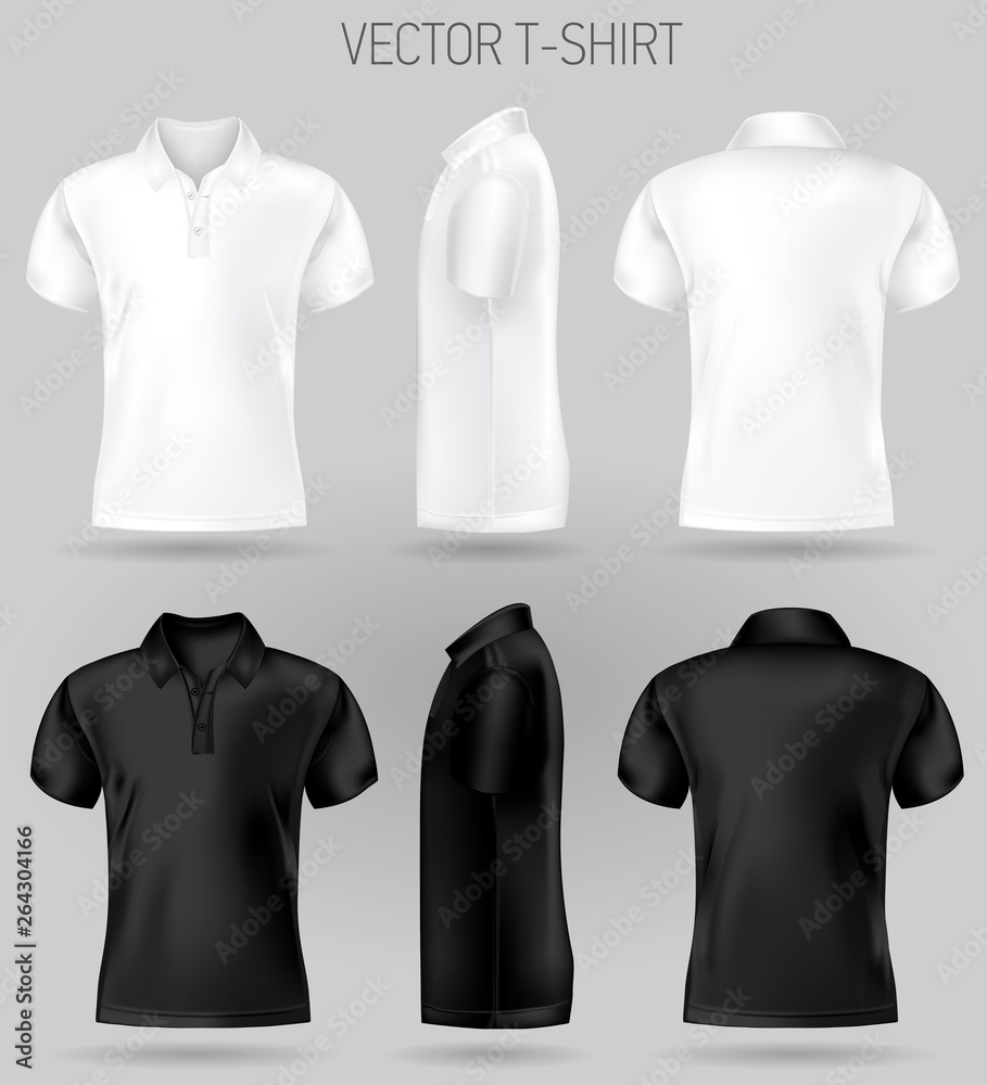 Black Polo Shirt Design Template