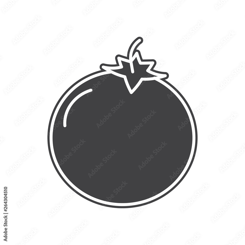 Vector Tomato icon. Element of Fruits and vegatables for mobile concept and web apps icon. Glyph, flat icon for website design and development, app development Vector Tomato icon. Element of Fruits and vegatables for mobile concept and web apps icon. Glyph, flat icon for website design and development, app development