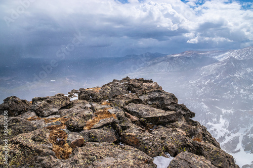 Beautiful Spring Hike to Flattop Mountain in Rocky Mountain National Park, Colorado © Jeremy Janus