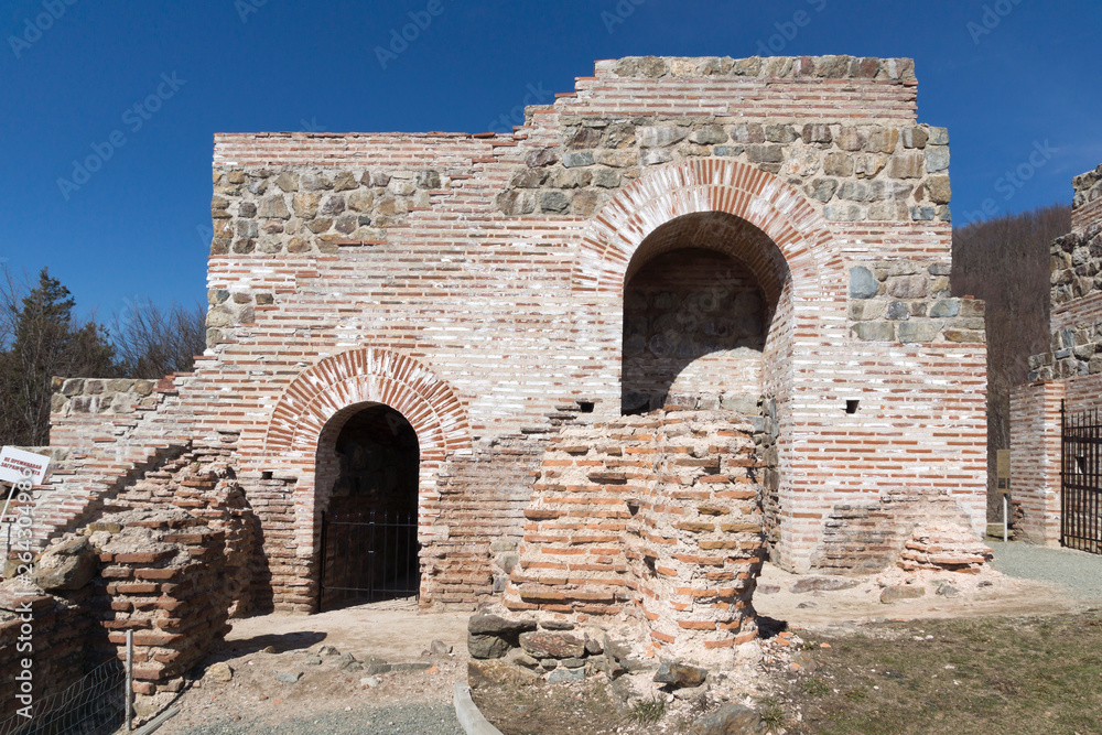 Ruins of Ancient Roman fortress The Trajan's Gate, Sofia Region, Bulgaria