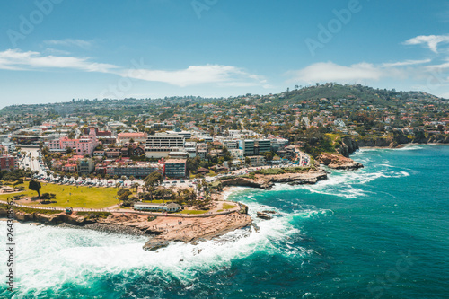 Fototapeta Naklejka Na Ścianę i Meble -  Aerial view of la jolla california