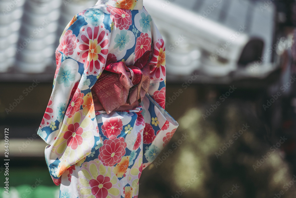 京都・着物姿の女性