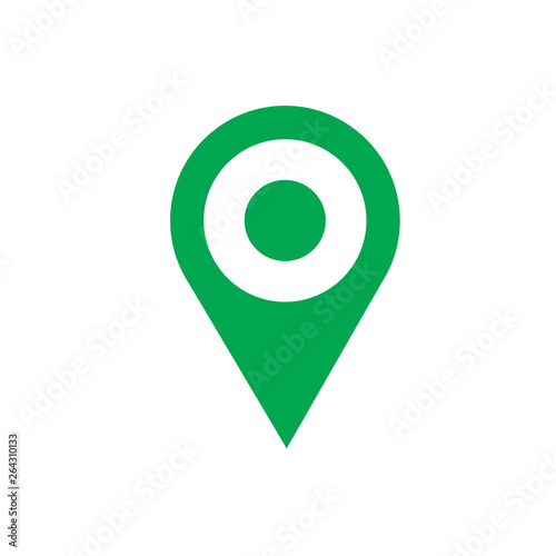 Free Download Location icon vector. Pin sign Isolated on white background. Navigation map, gps, direction, place, compass, contact, search concept. Flat style for graphic design, logo, Web, UI, mobile upp, EPS10 - GFXLoad