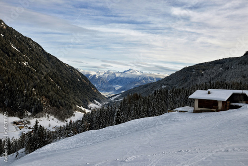 Racines-Jaufen ski center, Trentino, Italy, winter Dolomiten Alps © Сергій Вовк