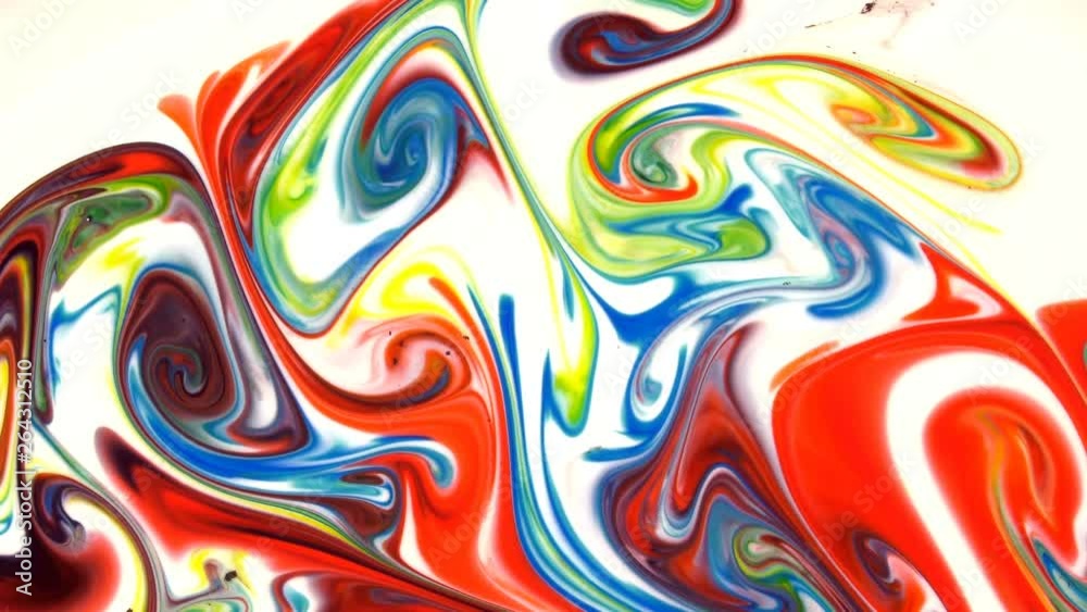 Abstract Colorful Ink Spread Artistic Movement Abstract Colorful Ink Spread Artistic Movement