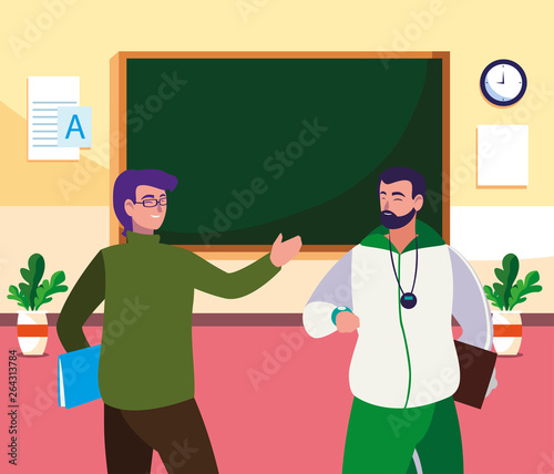 teachers classic and sports in the classroom