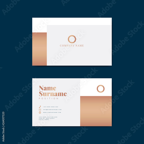 Corporate business card template