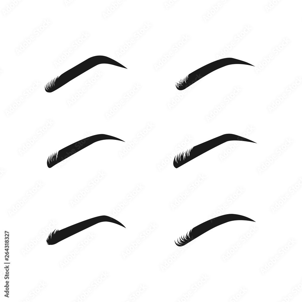 eyebrow logo icon design template vector eyebrow logo icon design template vector