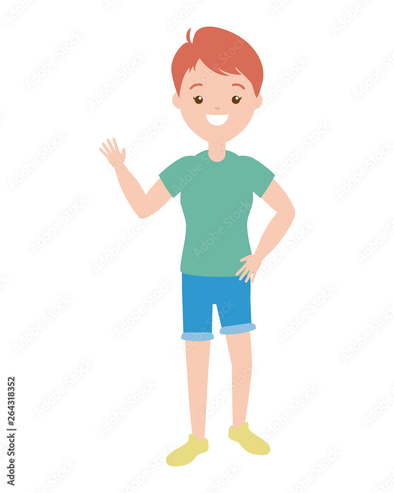 young woman waving hand young woman waving hand