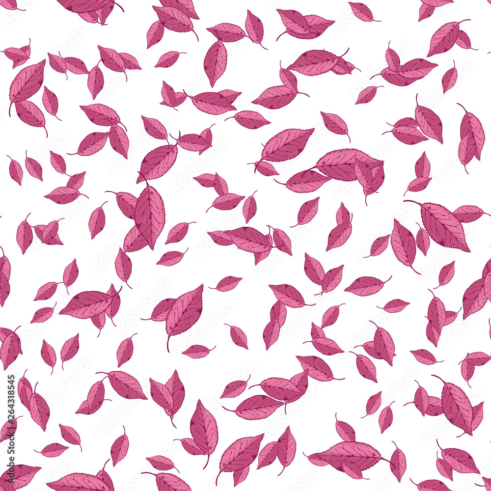 Autumn leaves. Seamless pattern. Vector illustration Autumn leaves. Seamless pattern. Vector illustration