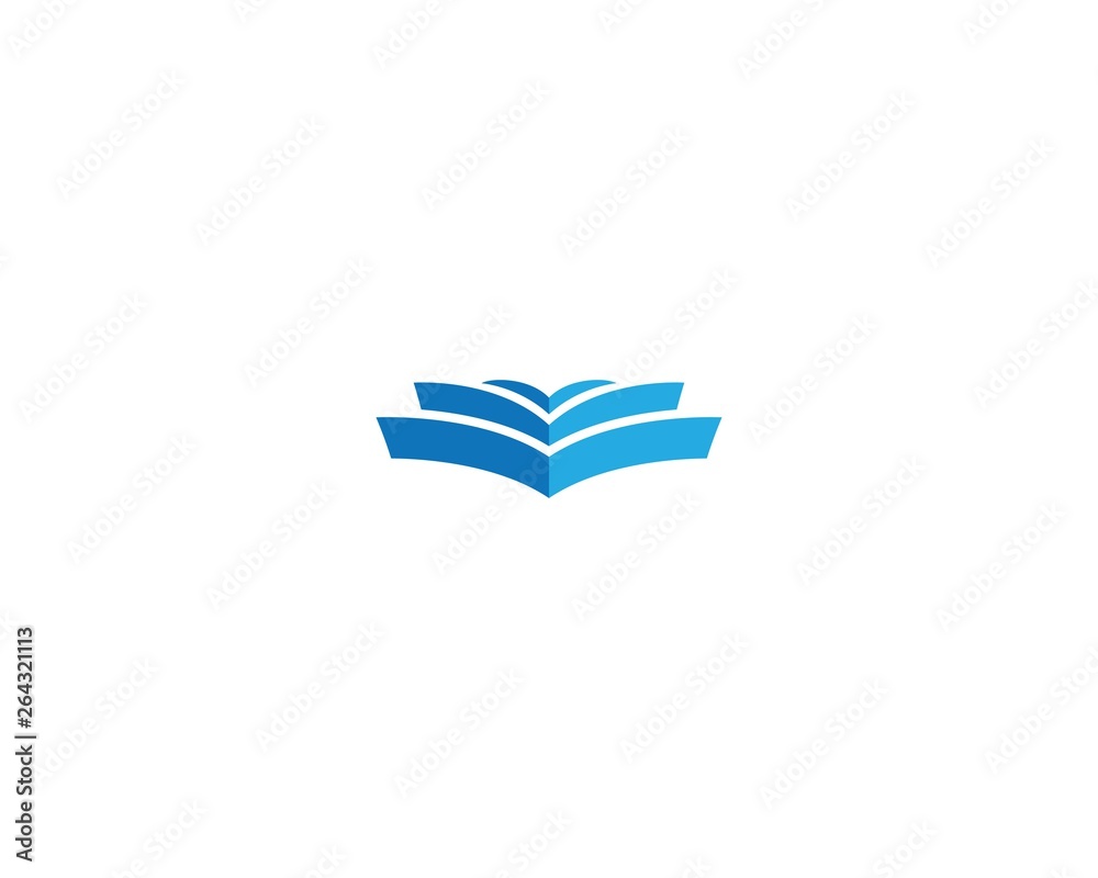 Obraz premium Book logo icon
