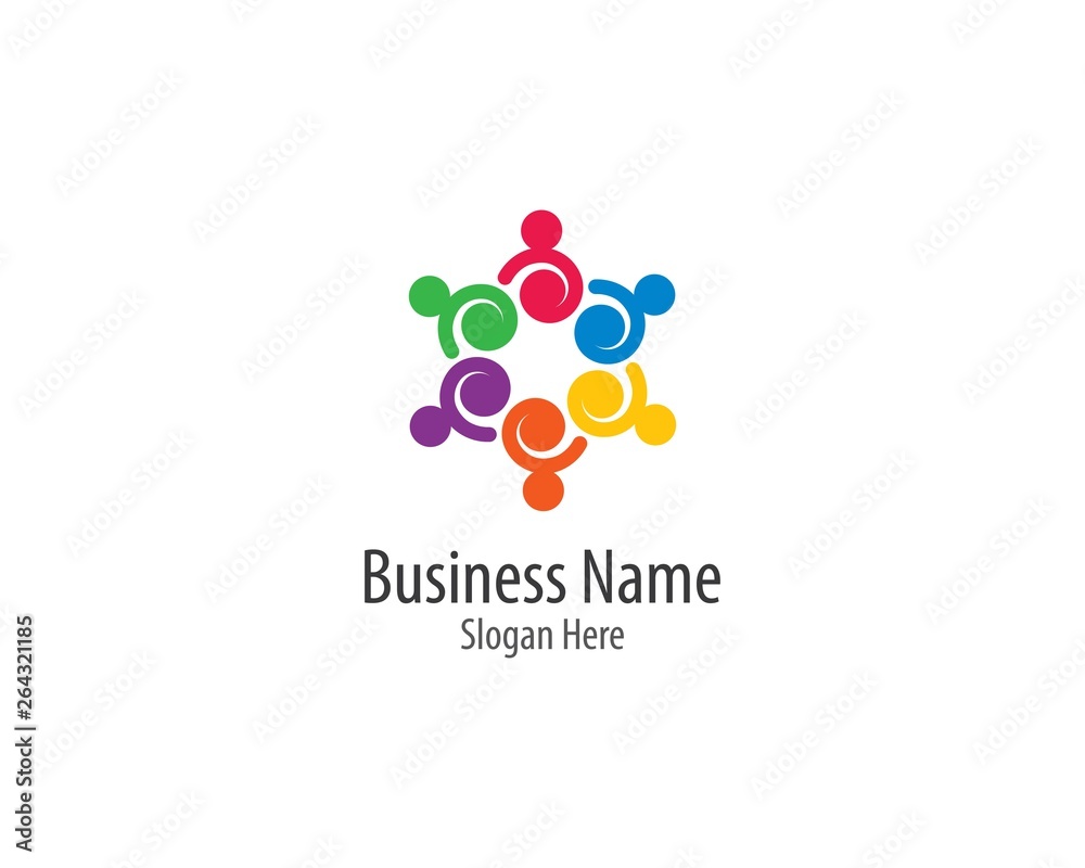 Community logo vector icon Community logo vector icon