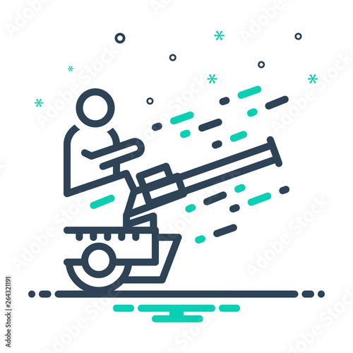 Mix line icon for blitzkrieg