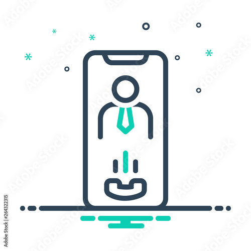 Mix line icon for callerid  