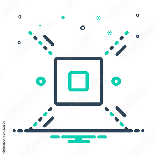 Mix line icon for delimit 