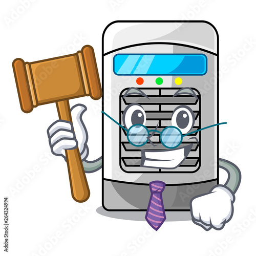 Judge air cooler in the cartoon shape