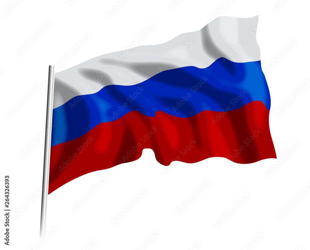 Fototapeta premium flaga Rosji