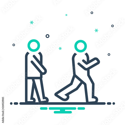 Mix line icon for epithet 