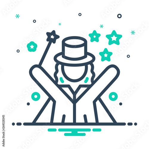 Mix line icon for enchantress 