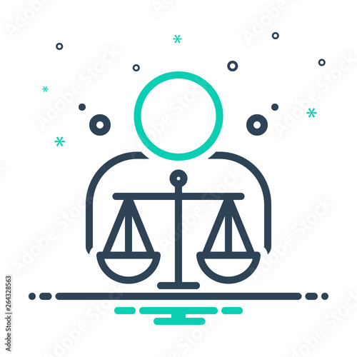 Mix line icon for ethical 