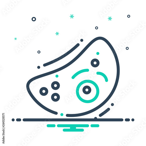 Mix line icon for cell 