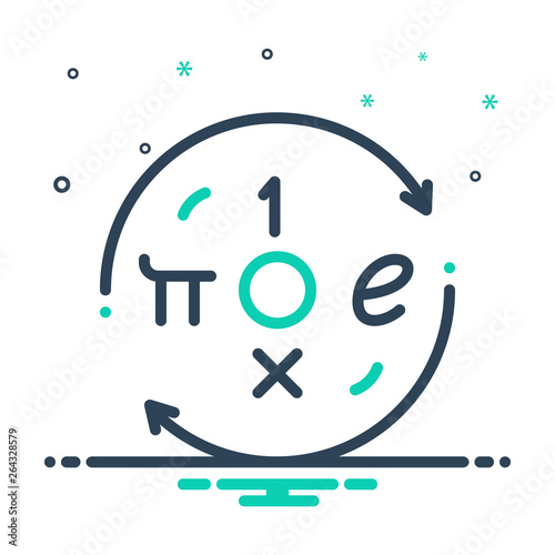 Mix line icon for euler 