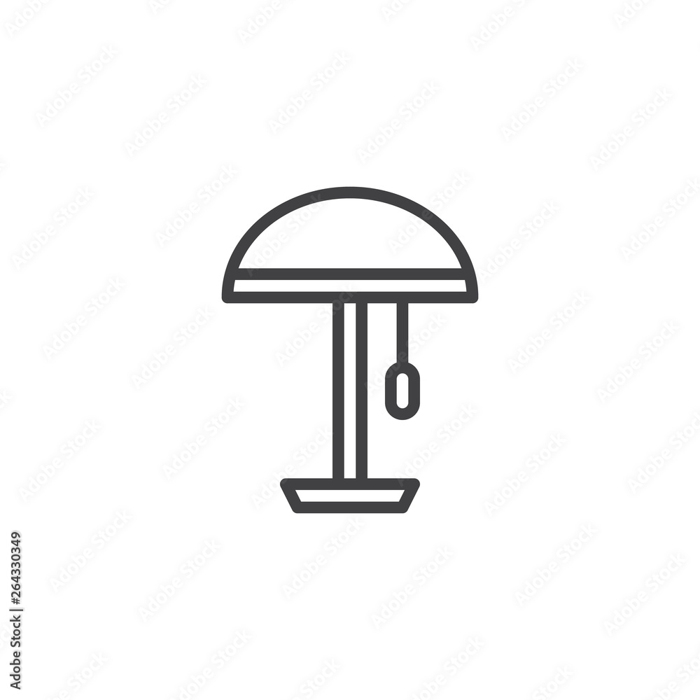 Night lamp line icon. linear style sign for mobile concept and web design. Floor lamp outline vector icon. Symbol, logo illustration. Pixel perfect vector graphics Night lamp line icon. linear style sign for mobile concept and web design. Floor lamp outline vector icon. Symbol, logo illustration. Pixel perfect vector graphics