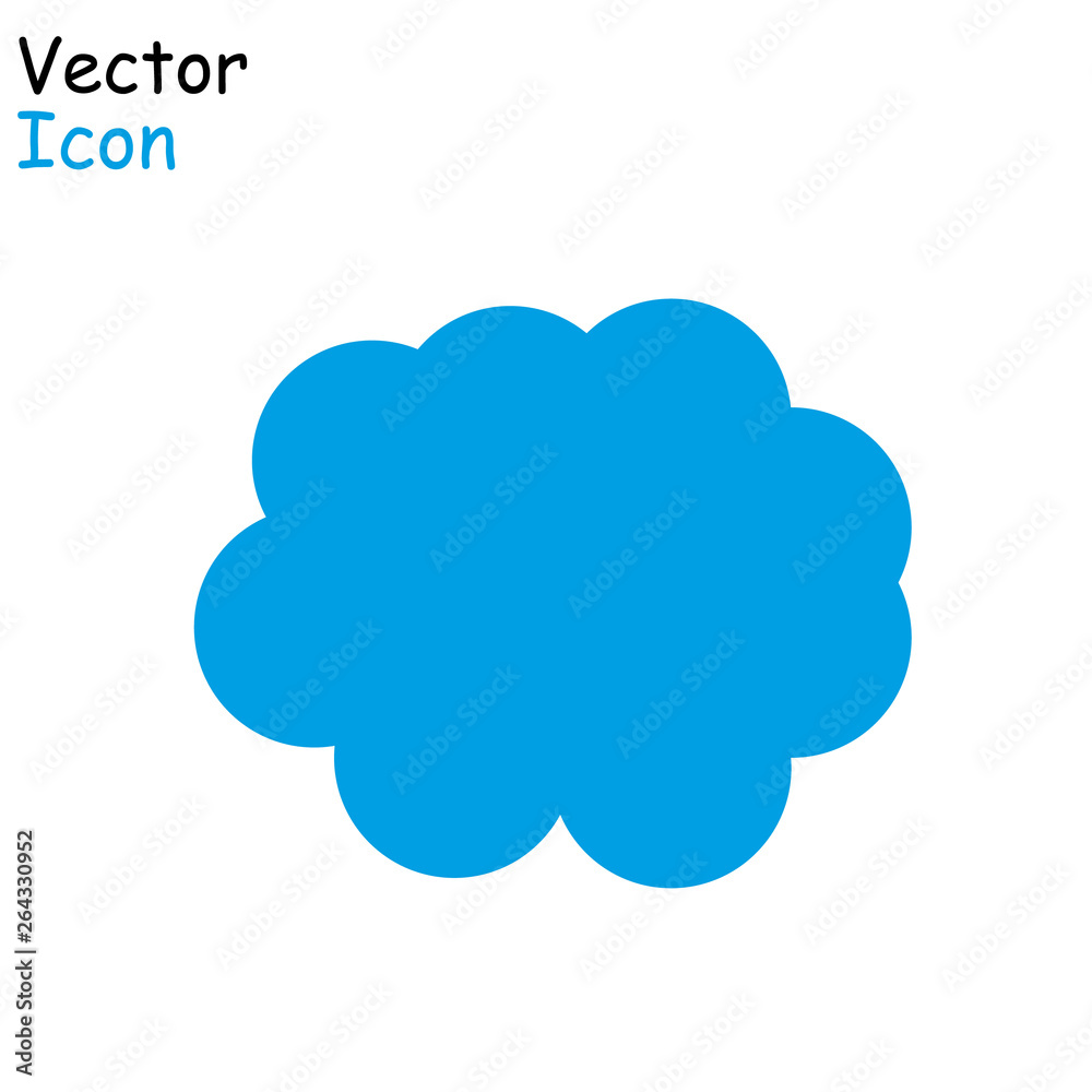 Vector cloud icon. cloud for web site, poster, placard and wallpaper. Creative modern concept. Vector cloud icon. cloud for web site, poster, placard and wallpaper. Creative modern concept.