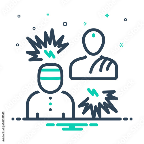 Mix line icon for fundamentalists
