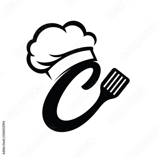 Chef's hat Logo Design Inspiration Vector