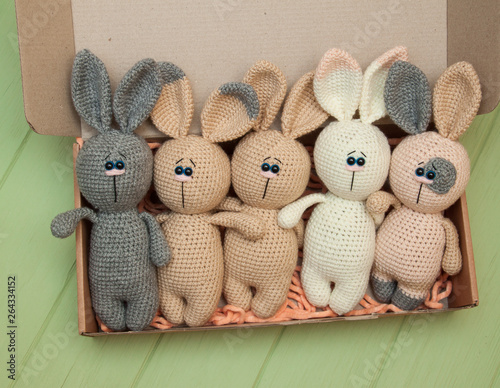 crochet little funny bunnies