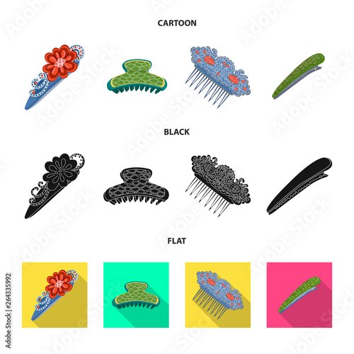 Isolated object of beauty and fashion sign. Collection of beauty and female vector icon for stock.