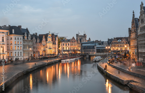 Historic Quarter in Gent, Belgium