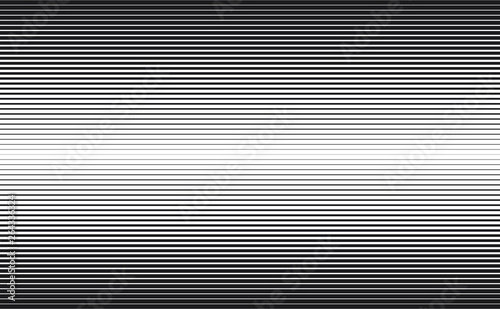 Speed lines horizontal illusion background thic and thin lines