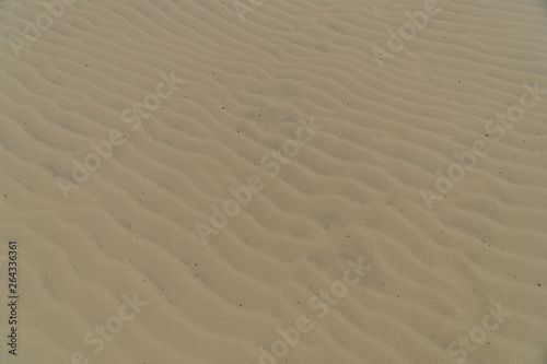 Struktur von Wellen in Wüstensand Sandstrand