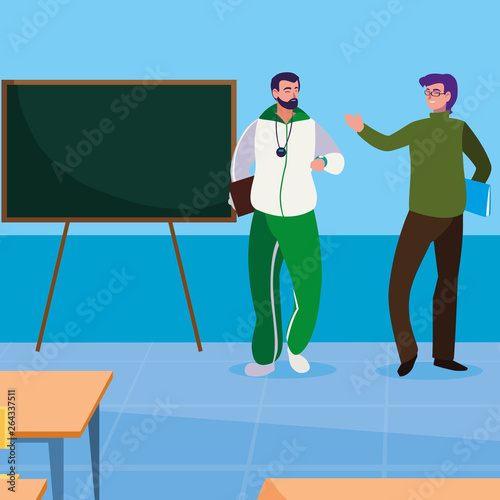 teachers classic and sports in the classroom