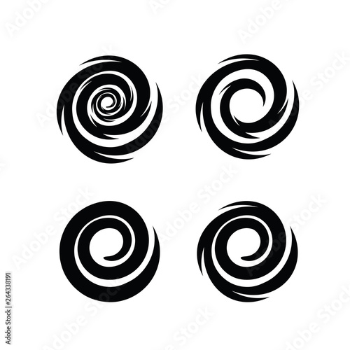 Cyclone, Tornado Logo Vector
