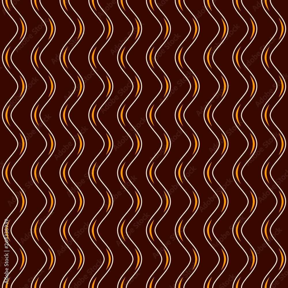 Abstract seamless geometric pattern of vertical wavy lines, smooth bends. Abstract seamless geometric pattern of vertical wavy lines, smooth bends.